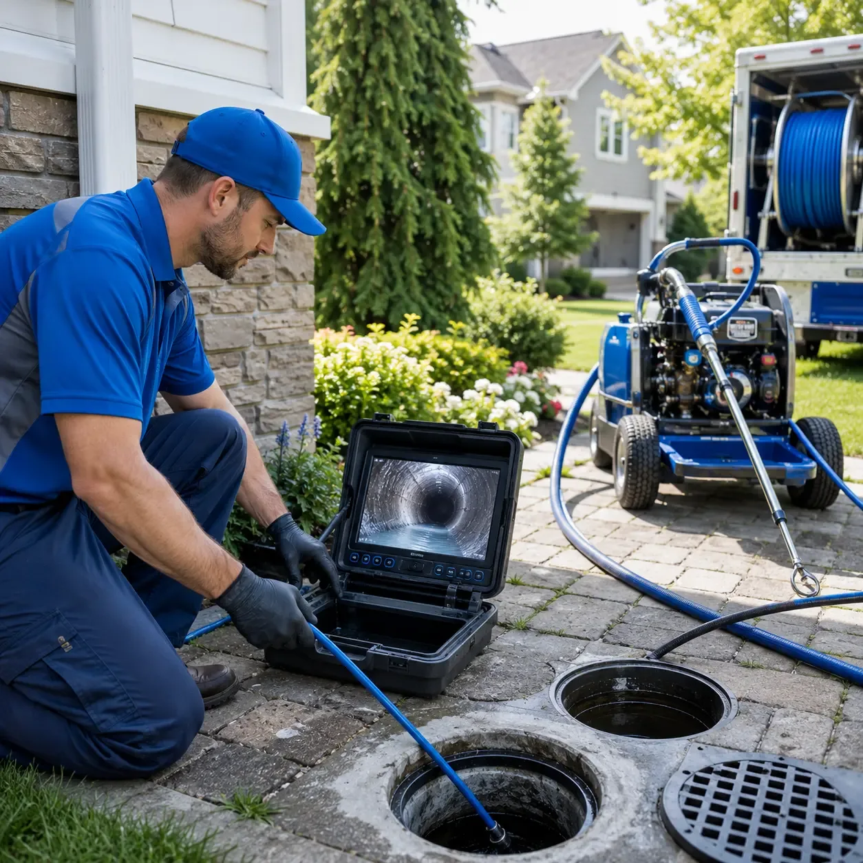 Outdoor drain cleaning professionals serving Weehawken, NJ